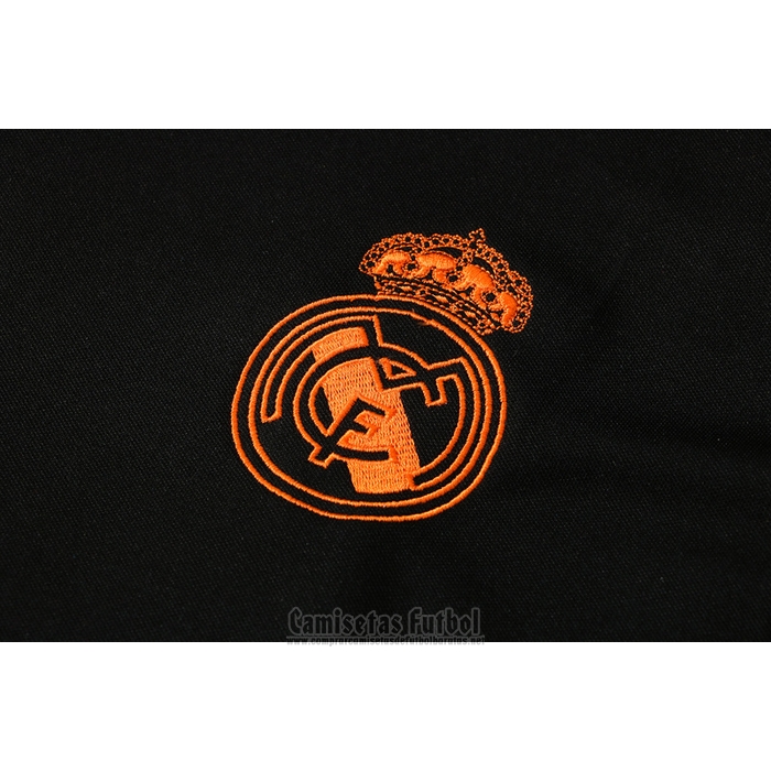 Chandal del Real Madrid Manga Corta 2021-2022 Negro